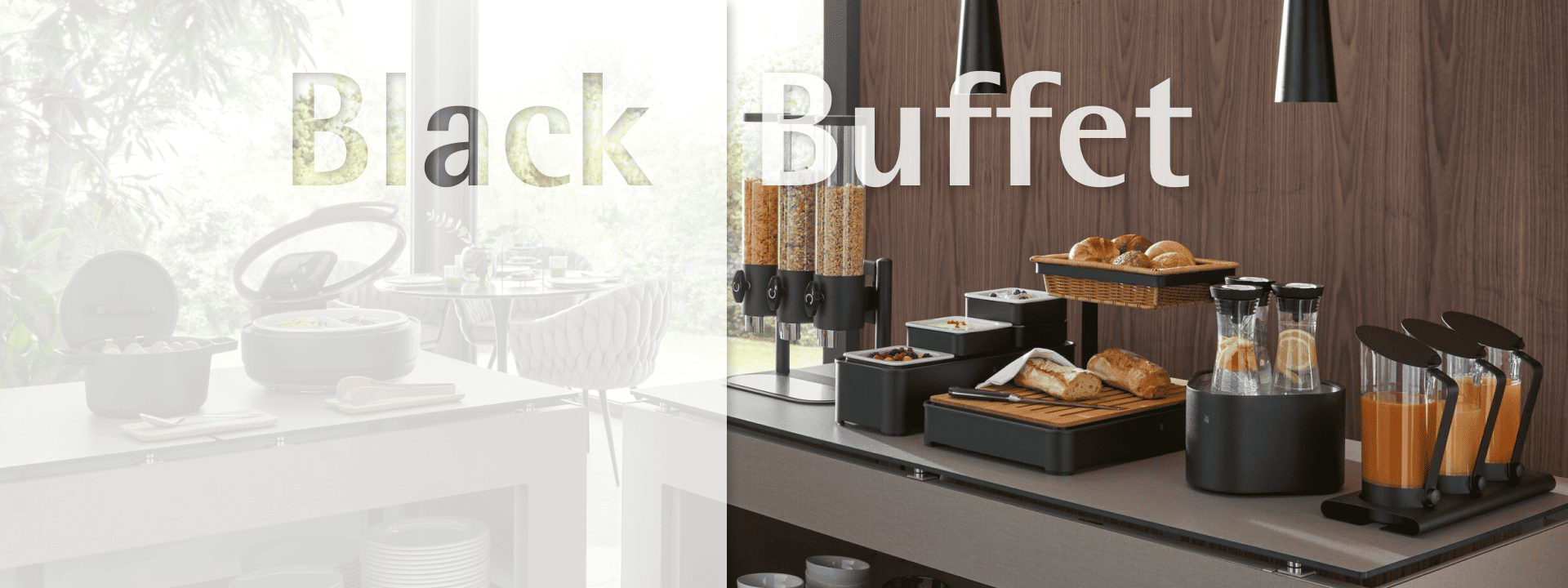 Black buffet