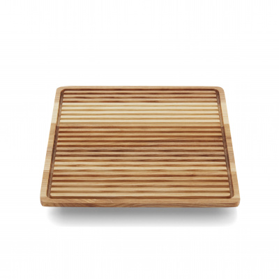 Квадратная доска для резки хлеба (ясень), 25x25 см